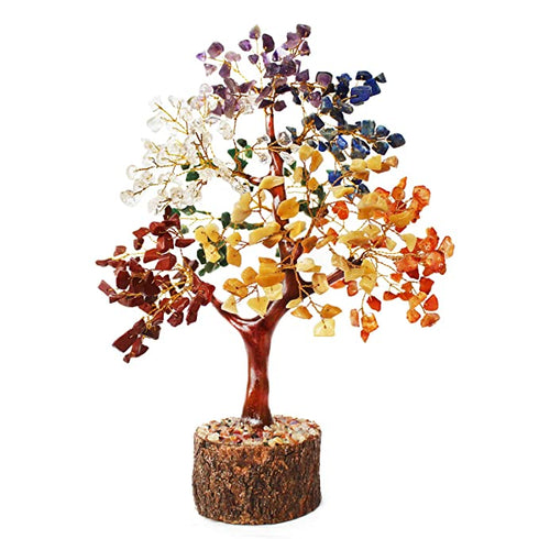 Pushkar Seven Colorful Chakra Tree 400 Stone